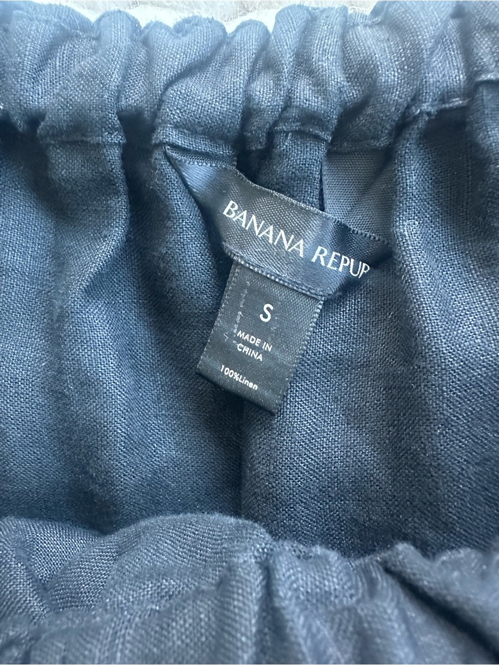 Perfect for summer Banana Republic black linen crop top and palazzo pant set - Picture 6 of 7